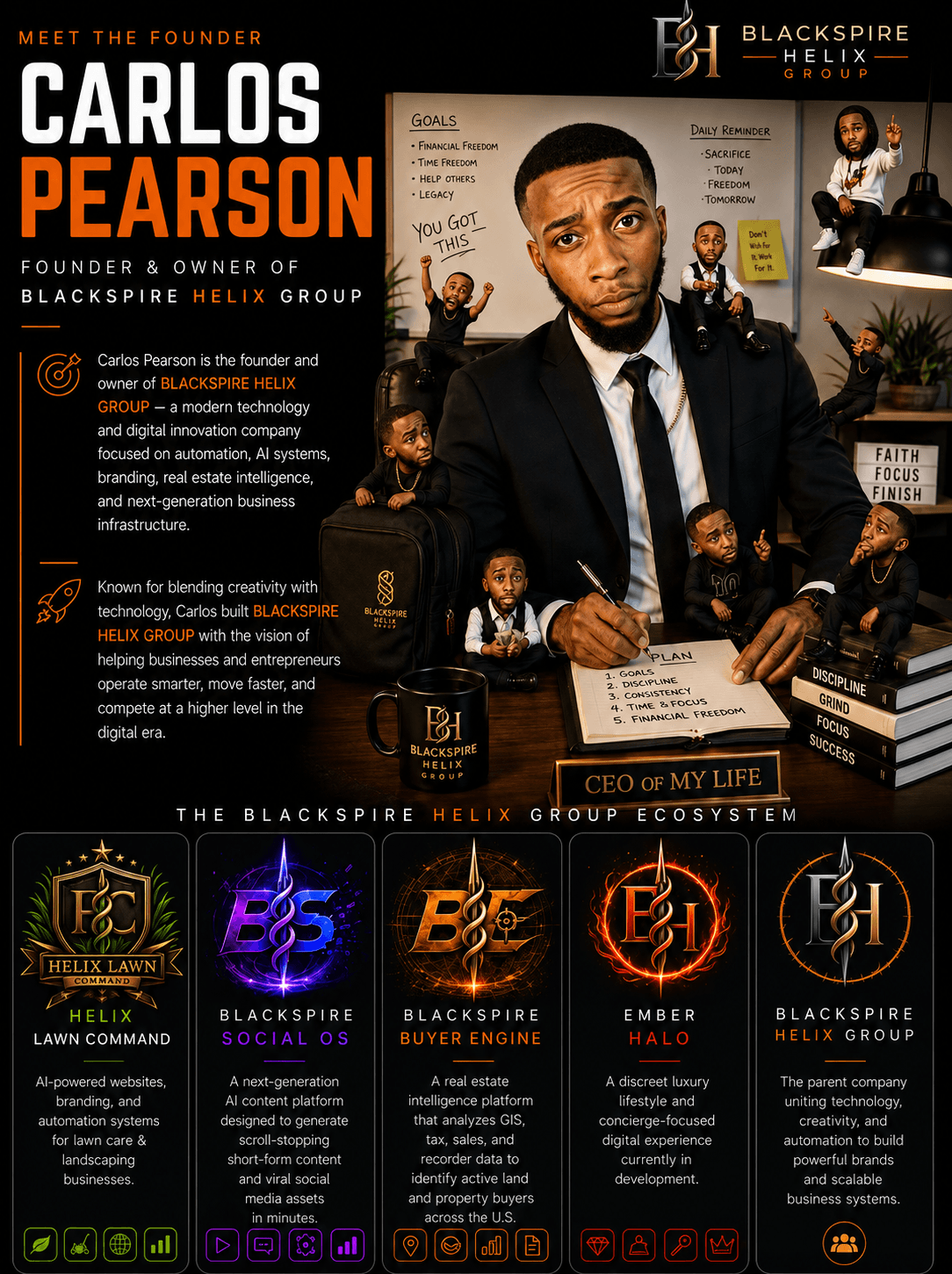 Carlos Pearson — Founder & Owner of Blackspire Helix Group